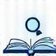 Icona per Modulo 1: libro aperto con lente d'ingrandimento